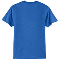 Heather Royal back - Port & Co Core Blend Tee