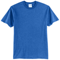 Heather Royal front - Port & Co Core Blend Tee