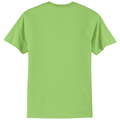 Lime back - Port & Co Core Blend Tee
