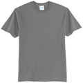 Medium Grey front - Port & Co Core Blend Tee