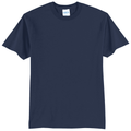 Navy front - Port & Co Core Blend Tee