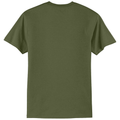Olive Drab Green back - Port & Co Core Blend Tee
