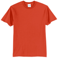 Orange front - Port & Co Core Blend Tee