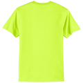 Safety Green back - Port & Co Core Blend Tee