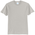 Silver front - Port & Co Core Blend Tee