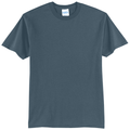 Steel Blue front - Port & Co Core Blend Tee