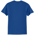 True Royal back - Port & Co Core Blend Tee