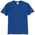 True Royal front - Port & Co Core Blend Tee