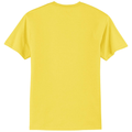 Yellow back - Port & Co Core Blend Tee