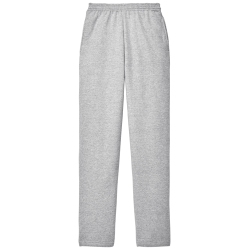 Ash front - Port & Co Core Fleece Sweatpant with Pockets