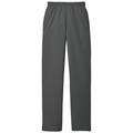 Charcoal front - Port & Co Core Fleece Sweatpant with Pockets