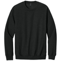 Heather Black front - Gildan Softstyle Crewneck Sweatshirt