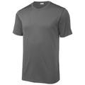 Dark Smoke Grey front - Sport-Tek Posi-UV Pro Tee