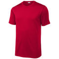 Deep Red front - Sport-Tek Posi-UV Pro Tee
