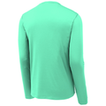 Bright Seafoam back - Sport-Tek Posi-UV Pro Long Sleeve Tee