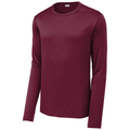 Cardinal front - Sport-Tek Posi-UV Pro Long Sleeve Tee