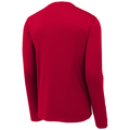 Deep Red back - Sport-Tek Posi-UV Pro Long Sleeve Tee