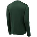Forest Green back - Sport-Tek Posi-UV Pro Long Sleeve Tee