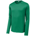 Kelly Green front - Sport-Tek Posi-UV Pro Long Sleeve Tee