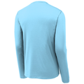 Light Blue back - Sport-Tek Posi-UV Pro Long Sleeve Tee