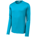 Sapphire front - Sport-Tek Posi-UV Pro Long Sleeve Tee
