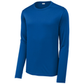 True Royal front - Sport-Tek Posi-UV Pro Long Sleeve Tee