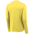 Yellow back - Sport-Tek Posi-UV Pro Long Sleeve Tee