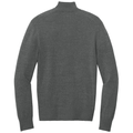 Charcoal Heather back - Port Authority Easy Care 1/4-Zip Sweater