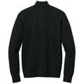Deep Black back - Port Authority Easy Care 1/4-Zip Sweater