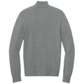 Medium Heather Grey back - Port Authority Easy Care 1/4-Zip Sweater