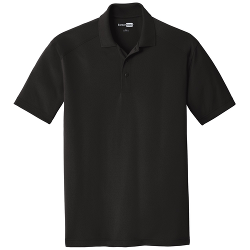 Black front - CornerStone Tall Select Lightweight Snag-Proof Polo