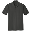 Charcoal front - CornerStone Tall Select Lightweight Snag-Proof Polo