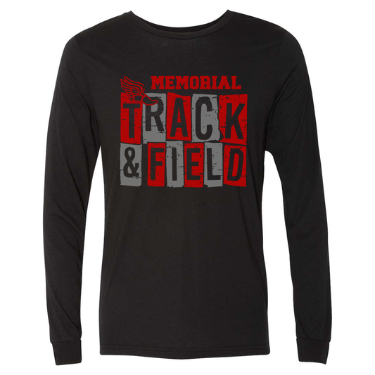 Mentor Memorial Track Adult Tri-Blend Long Sleeve