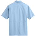 Light Blue back - Port Authority Short Sleeve UV Daybreak Shirt