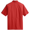 Rich Red back - Port Authority Short Sleeve UV Daybreak Shirt