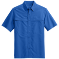 True Royal front - Port Authority Short Sleeve UV Daybreak Shirt