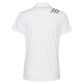 Embroidered Adidas Women's 3-Stripes Shoulder Polo