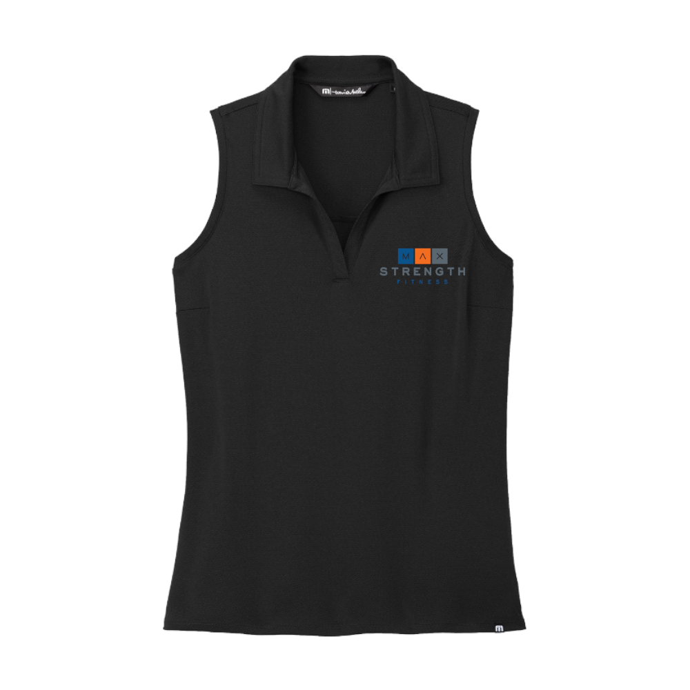 MaxStrength Fitness Ladies Sleeveless Polo
